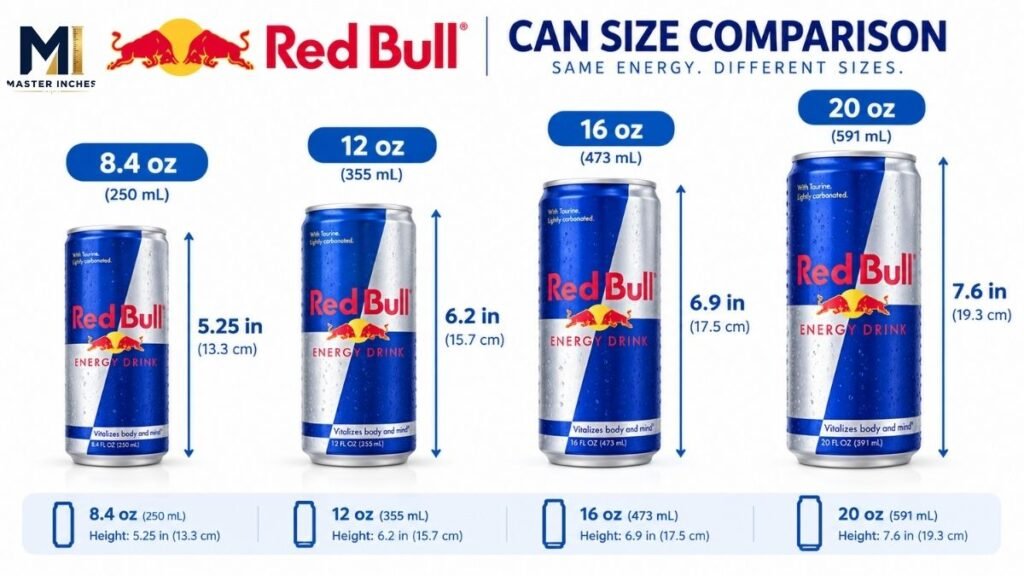 red bull sizes