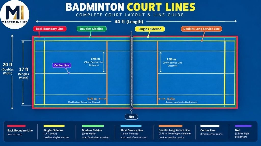 badminton court lines