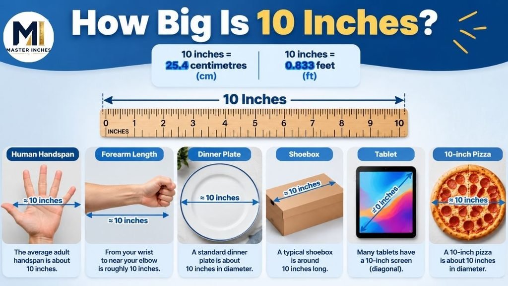 how big is 10 inches