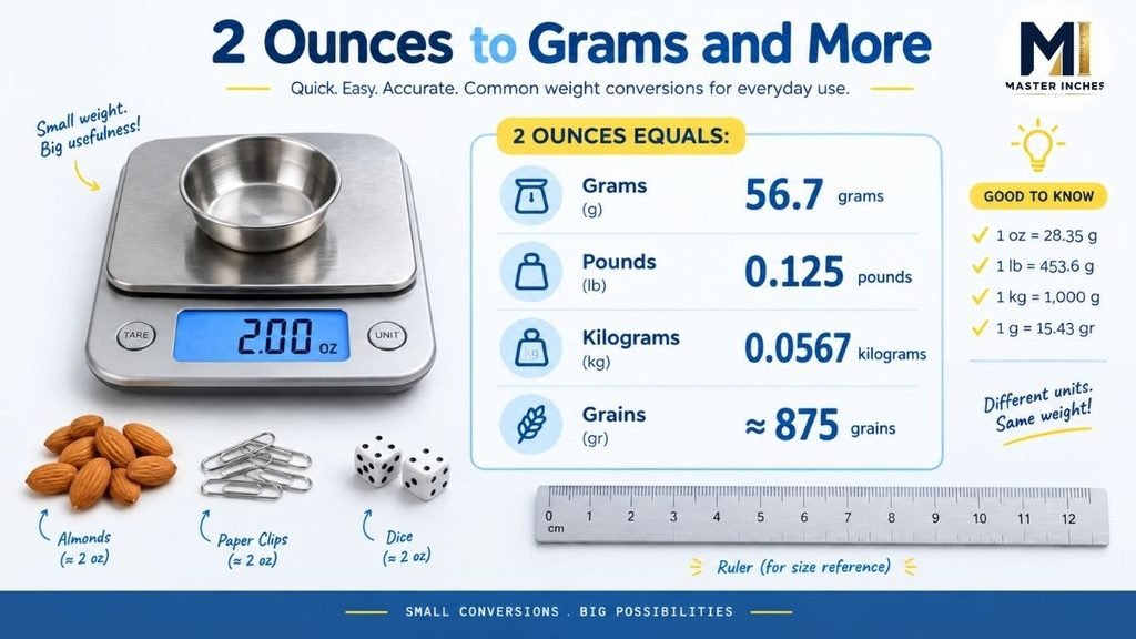 2 Ounces to Grams