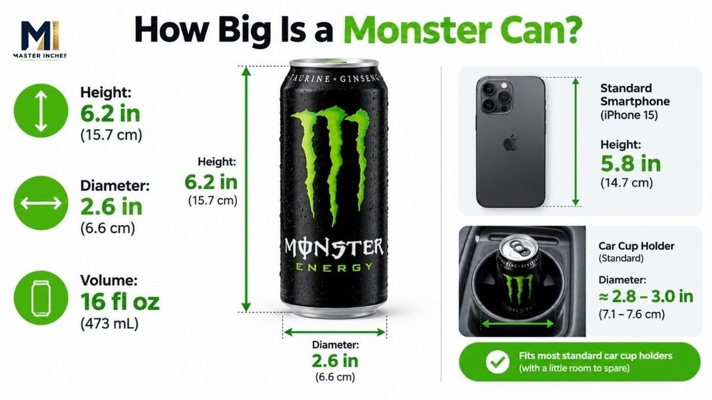 How Big Is a Monster Can