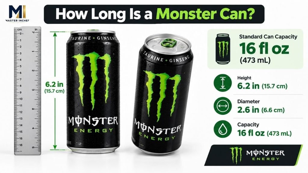 How Long Is a Monster Can