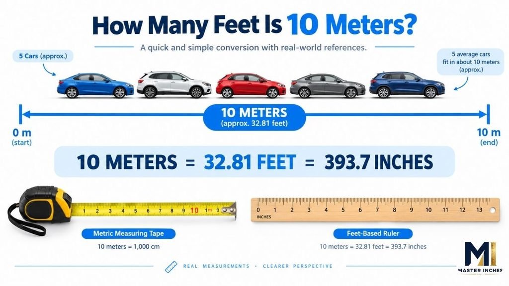 How Many Feet Is 10 Meters