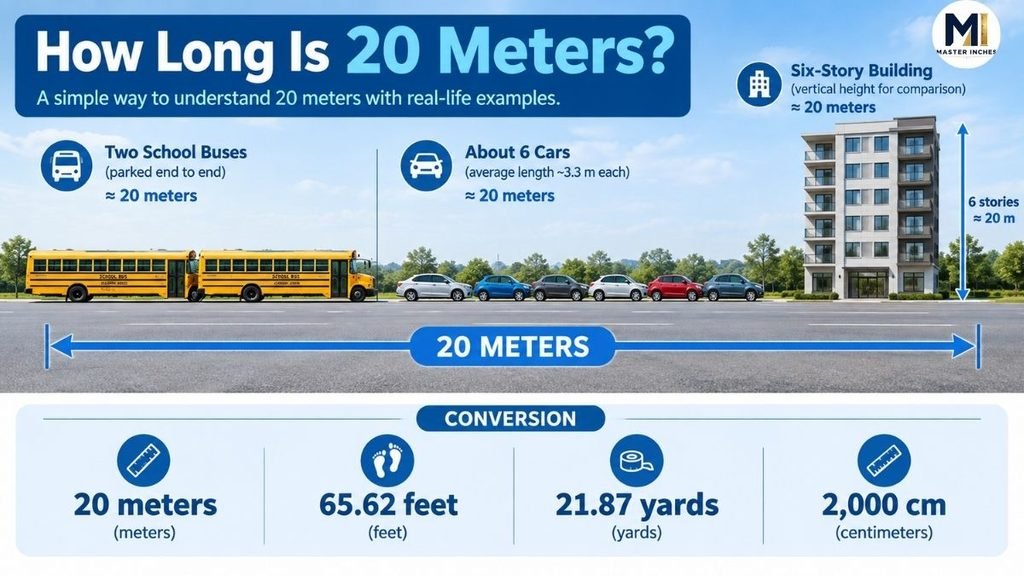 how long is 20 Meters